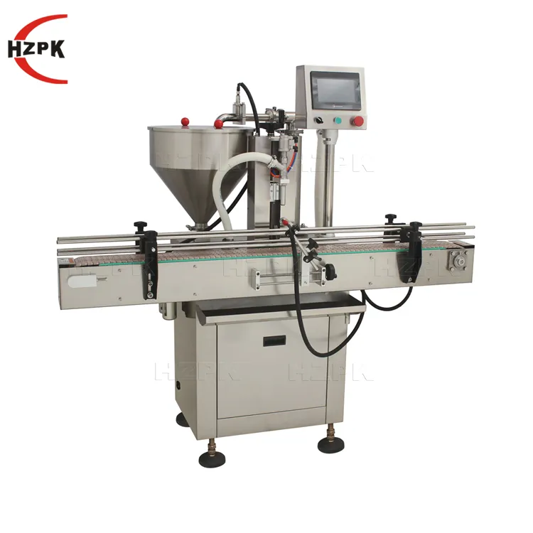 Automatic Rotor Pump Filler With Feeder